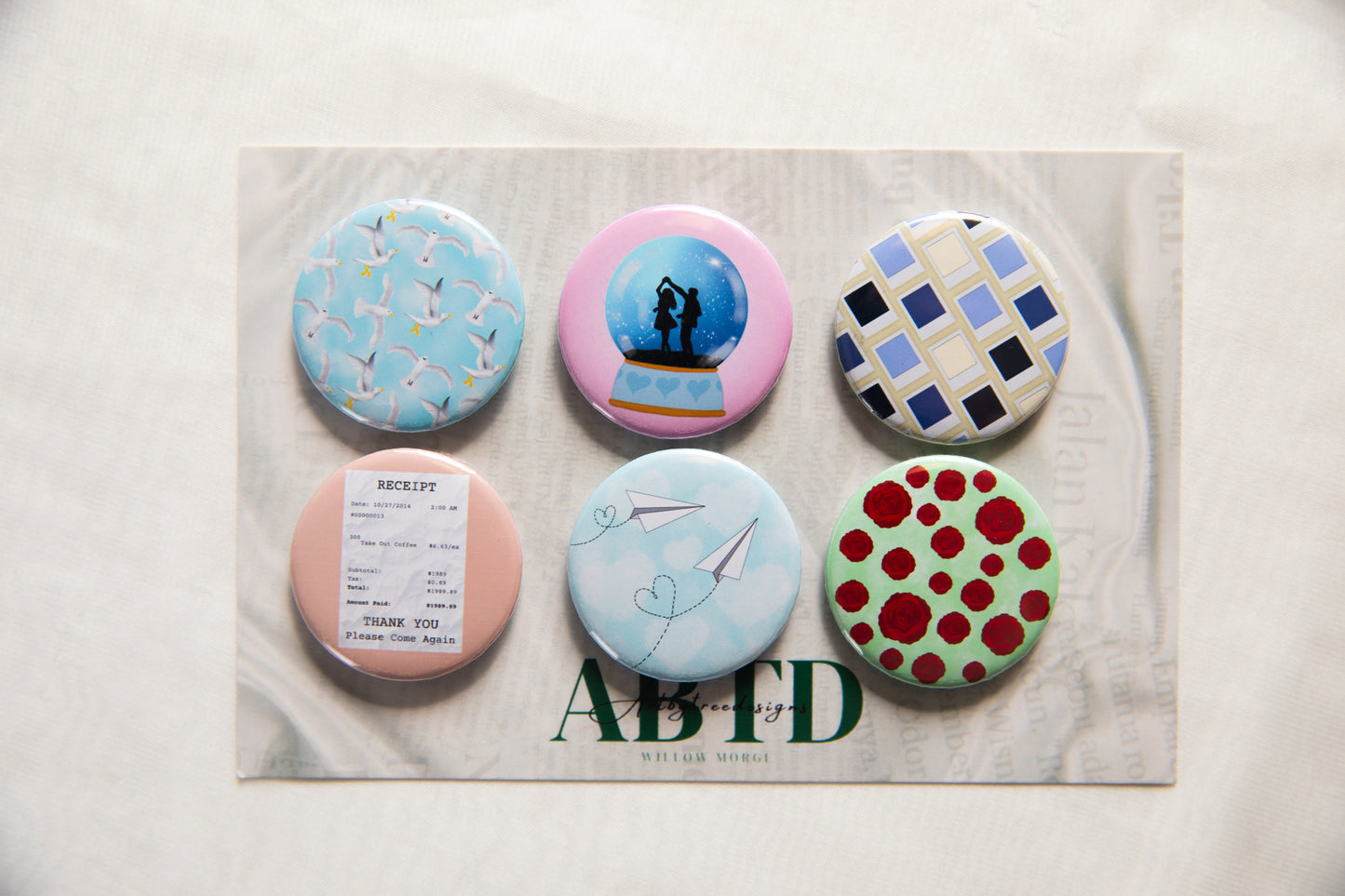 1989 Button Magnet Set