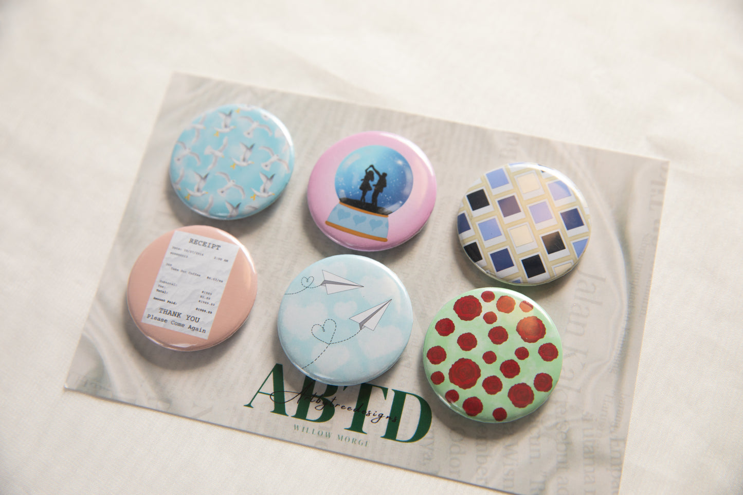 1989 Button Magnet Set