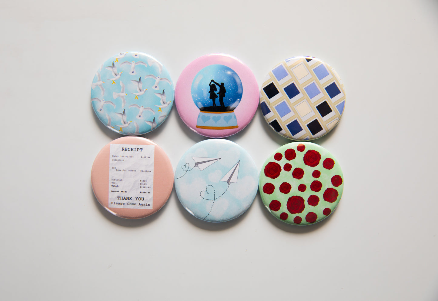 1989 Button Magnet Set