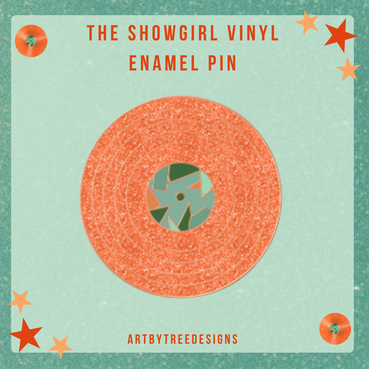 Showgirl Vinyl Enamel Pin PREORDER