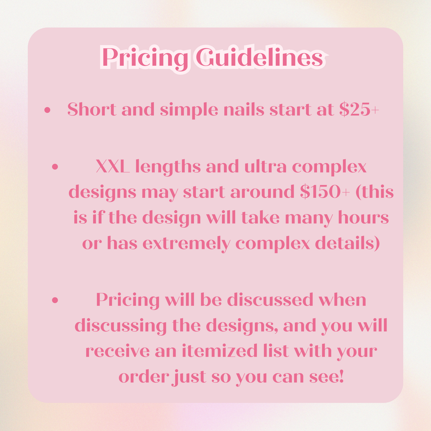 Custom Press On Nail Set- Do Not Purchase This Listing- Please read ALL listing photos