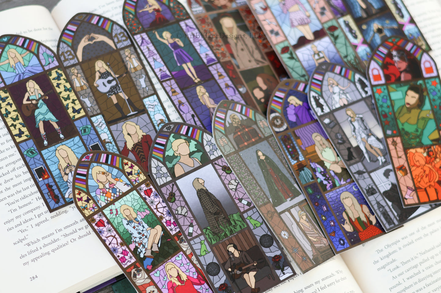 Stained Glass Eras Bookmark Vault