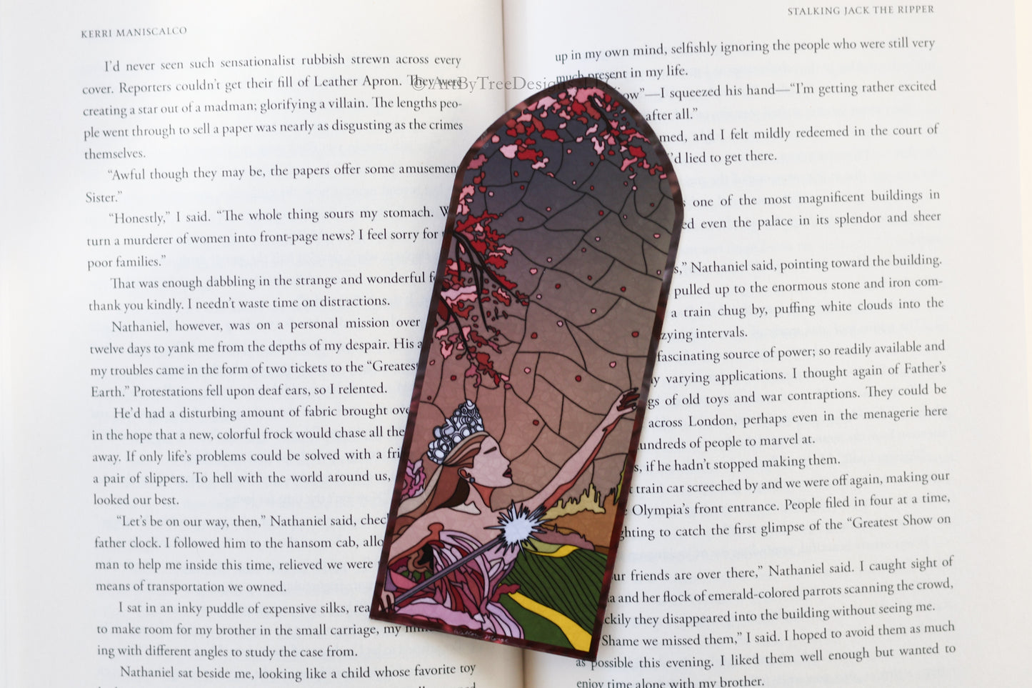 Galinda Stained Glass Bookmark