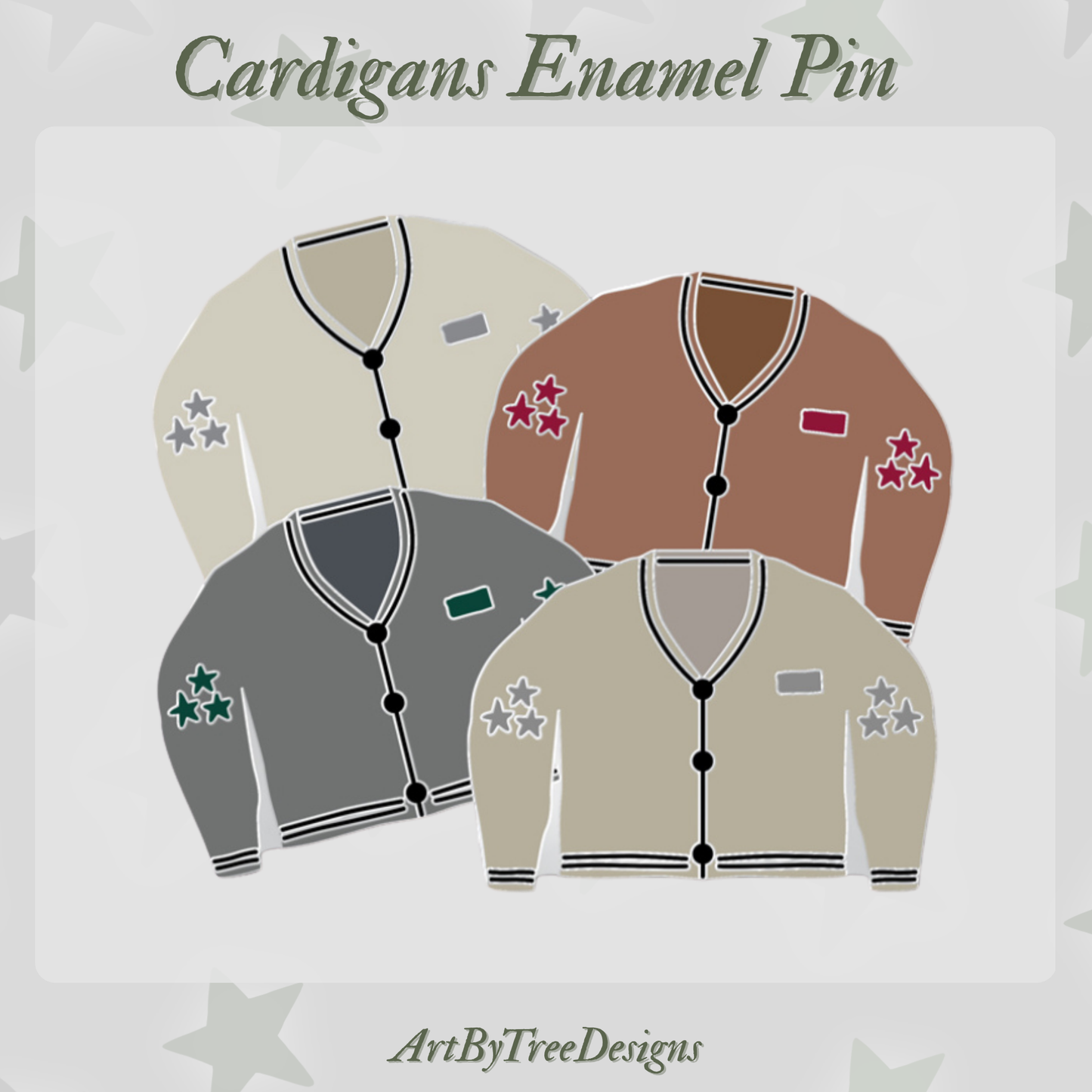 Cardigans Enamel Pin PREORDER