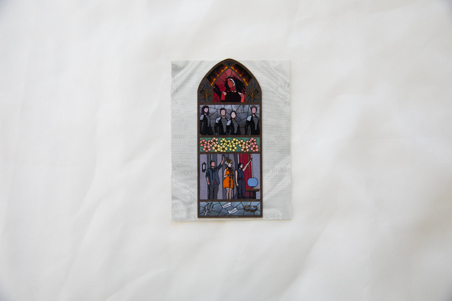 Catching Fire Stained Glass Magnet