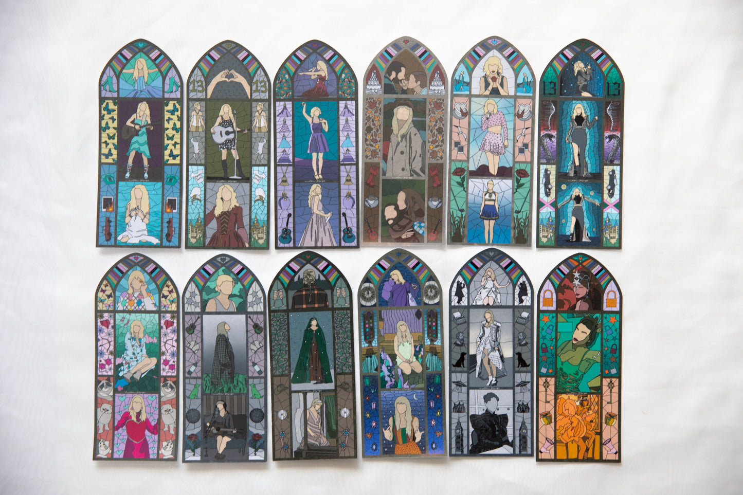 Stained Glass Eras Bookmark Vault