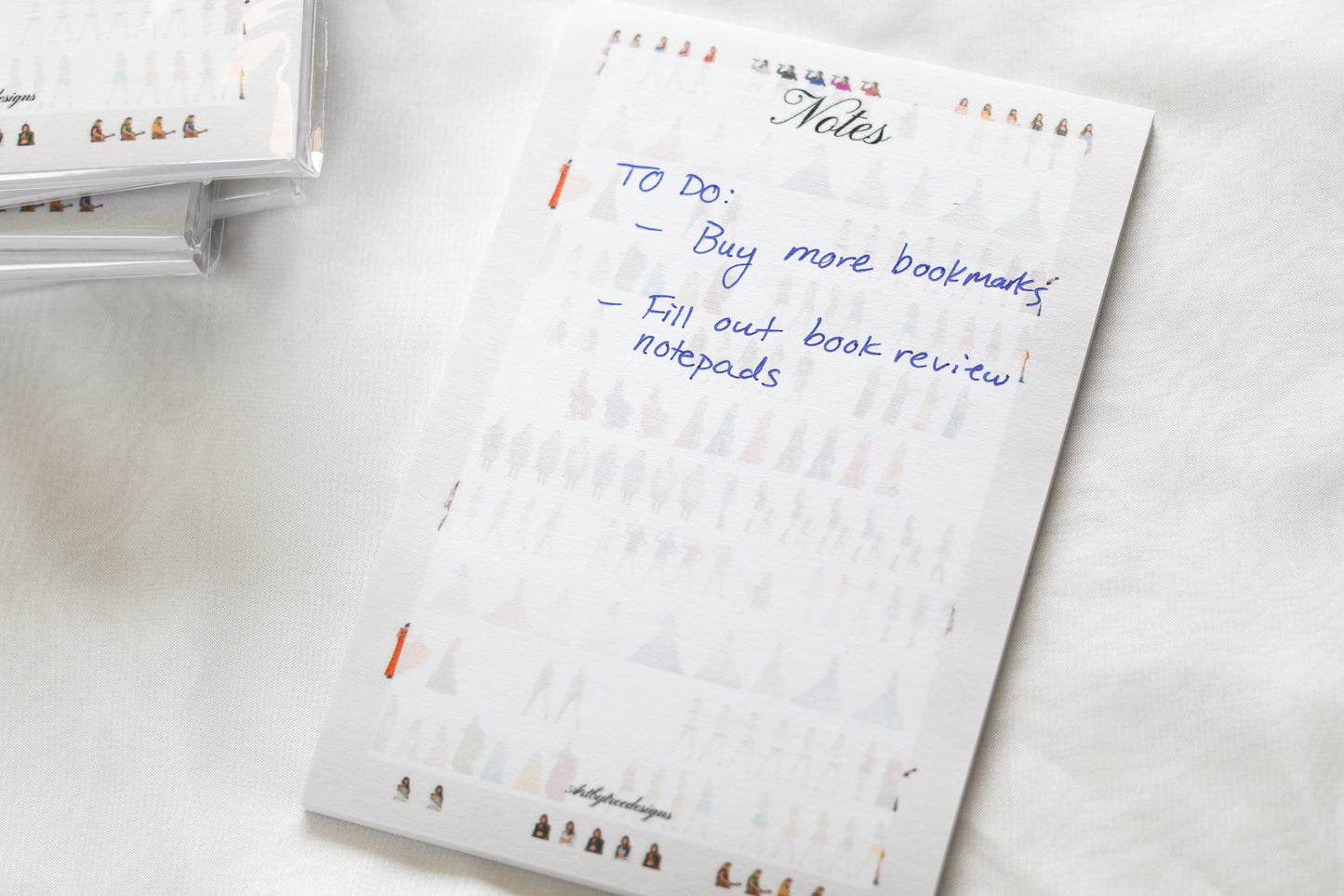 Eras Outfits Notes Notepad 4" x 6"