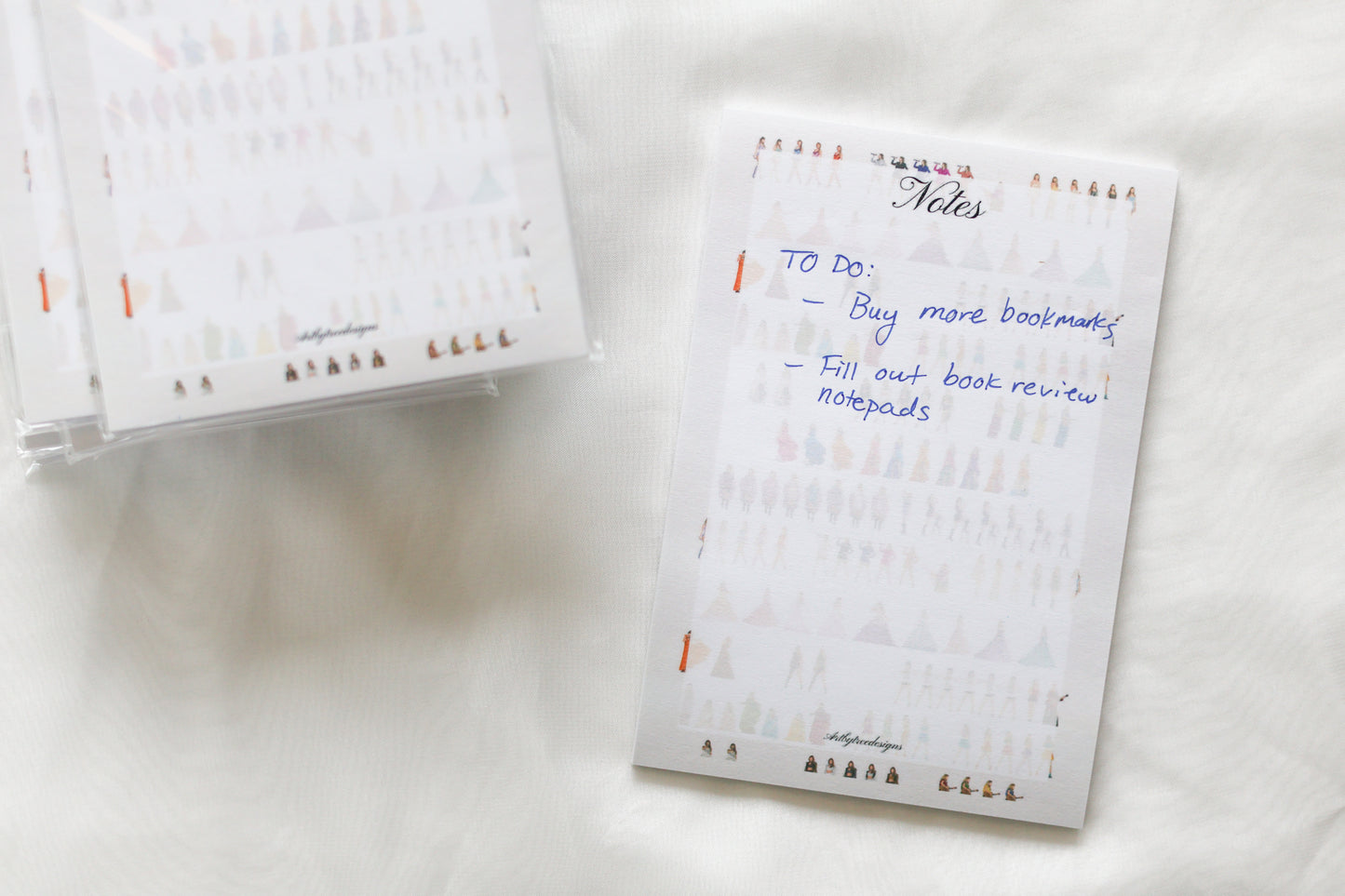 Eras Outfits Notes Notepad 4" x 6"