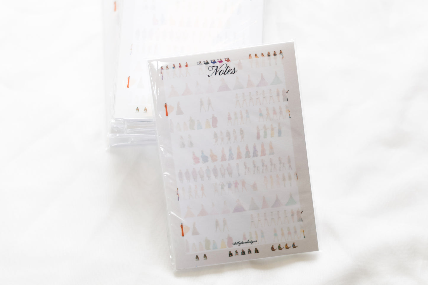 Eras Outfits Notes Notepad 4" x 6"