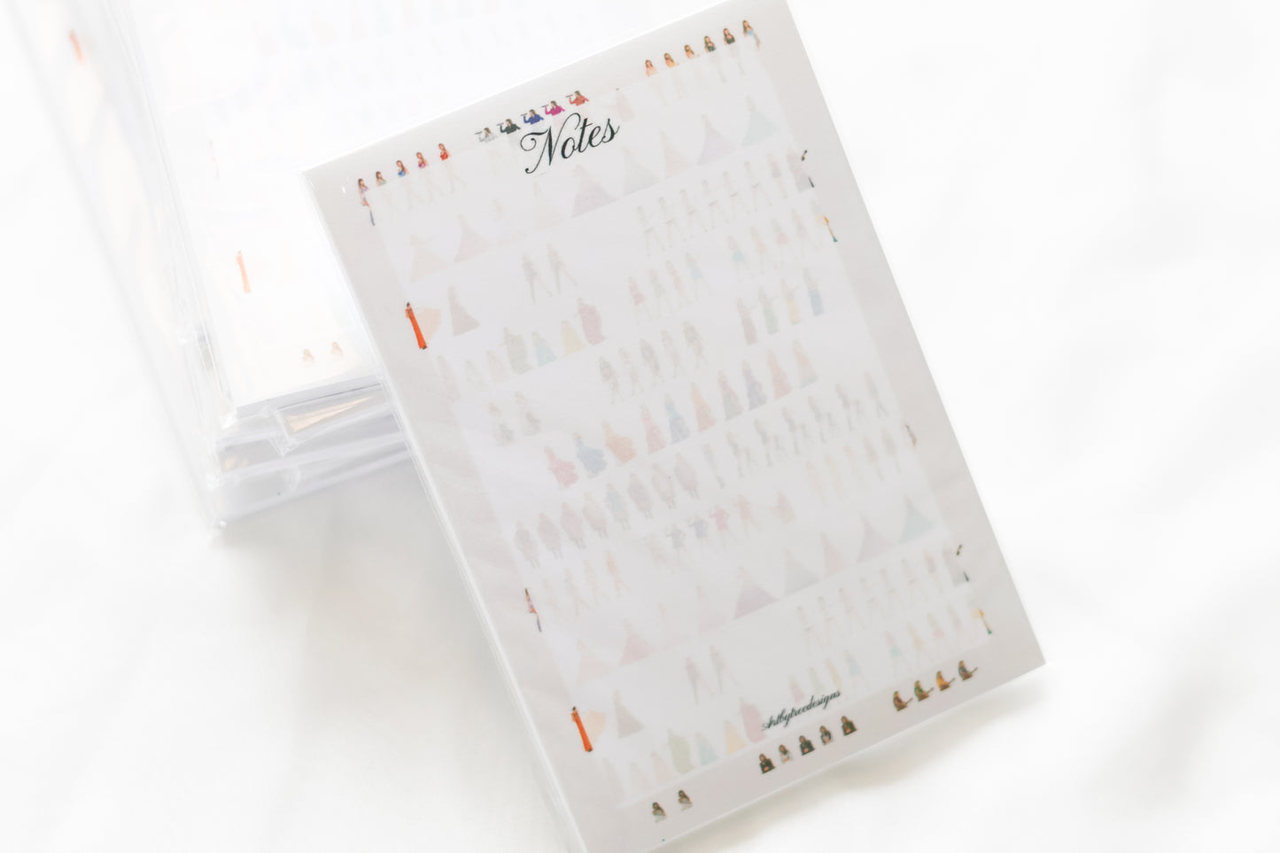 Eras Outfits Notes Notepad 4" x 6"