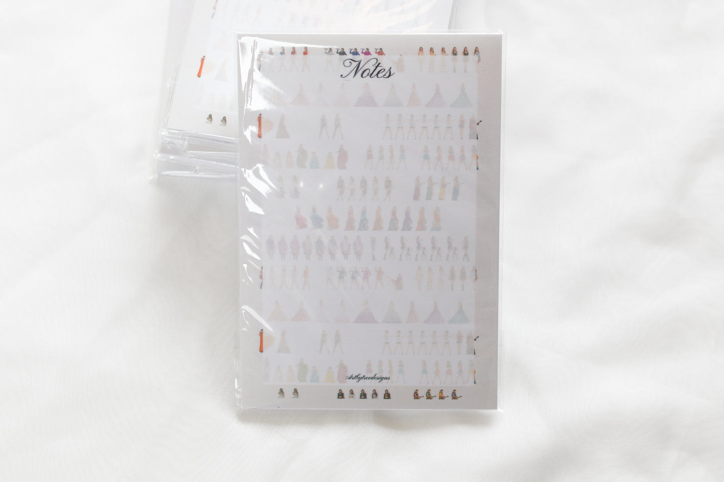 Eras Outfits Notes Notepad 4" x 6"