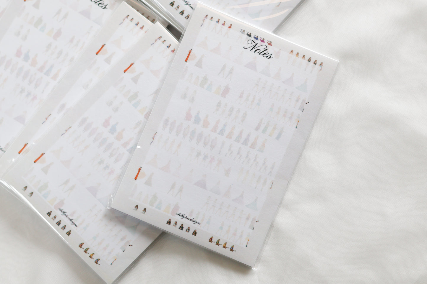 Eras Outfits Notes Notepad 4" x 6"