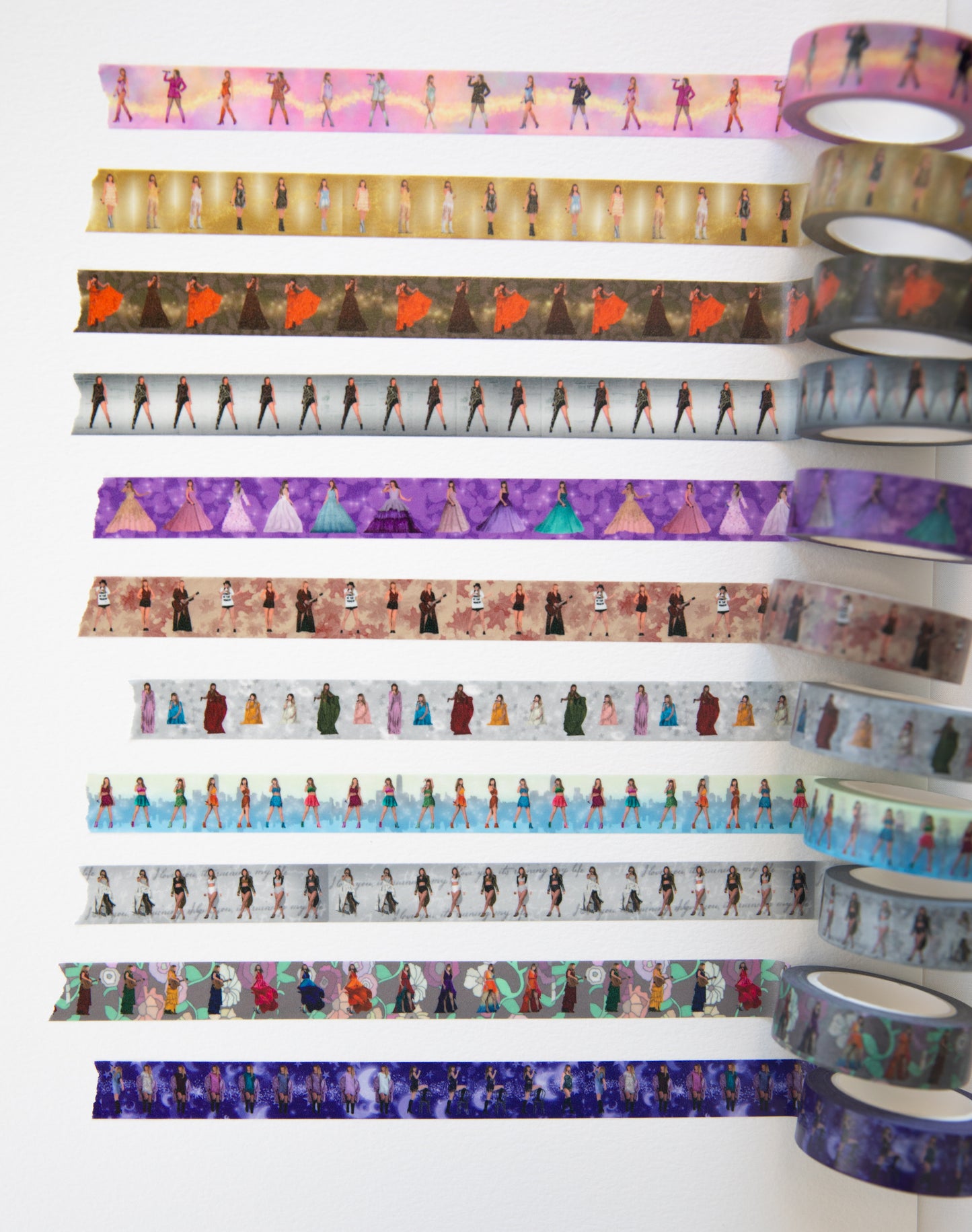 Eras Outfit Washi Tape Set