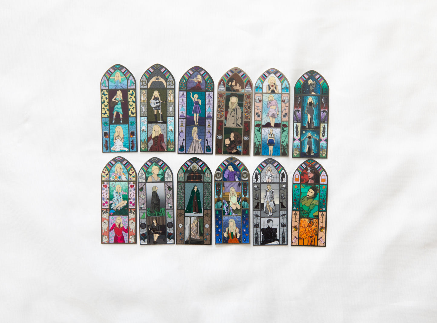 2.5" Stained Glass Eras Sticker Vault