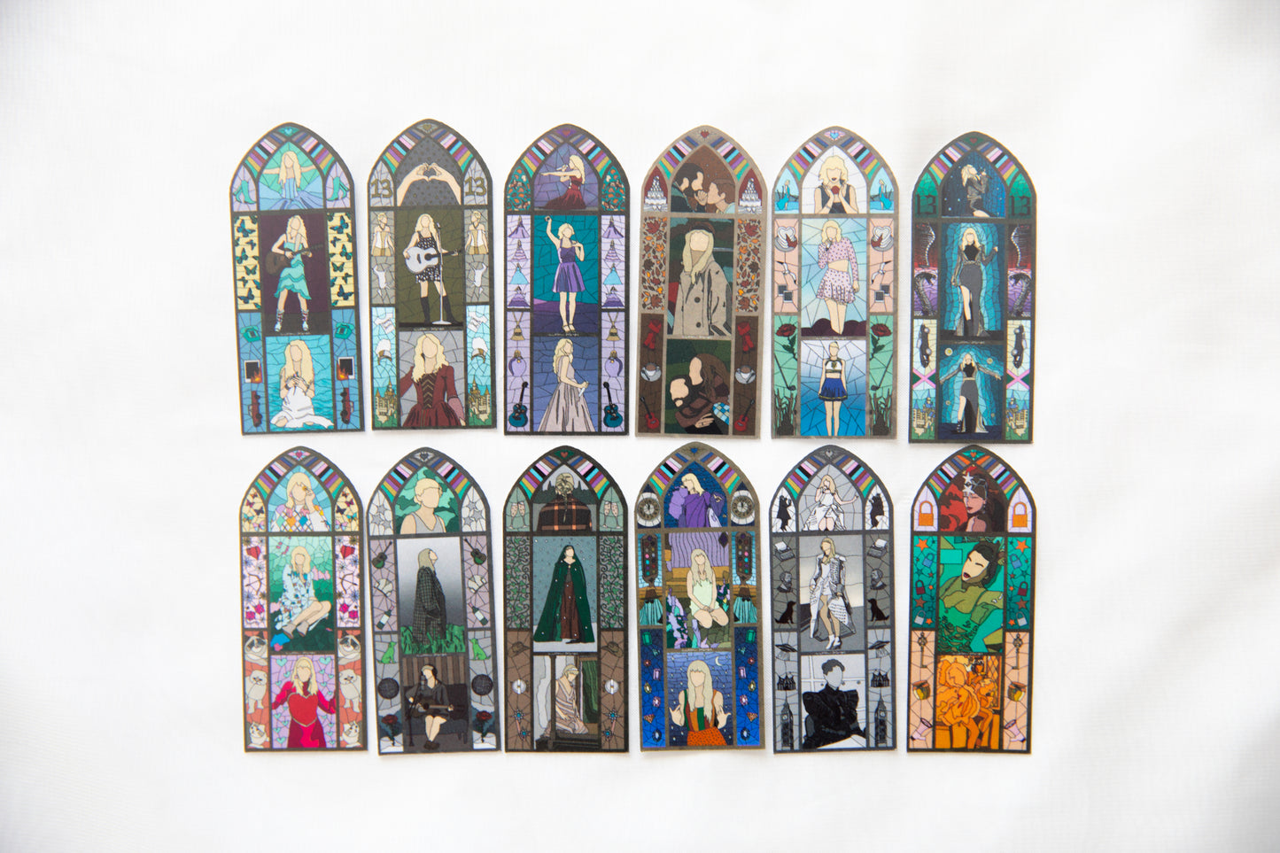 2.5" Stained Glass Eras Sticker Vault