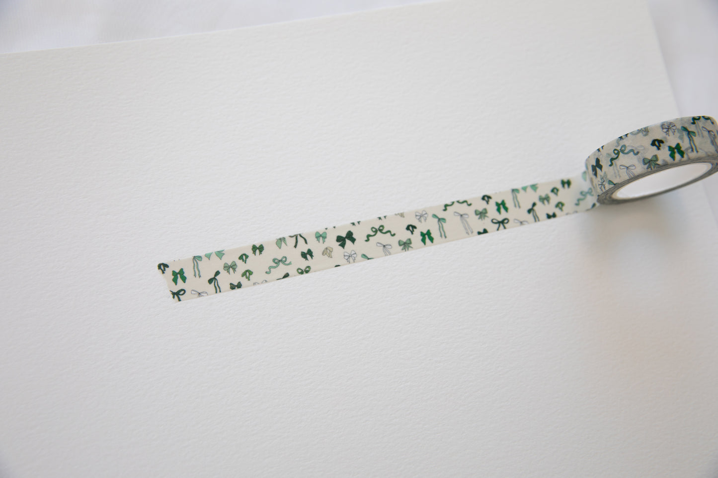Green Bow Washi Tape