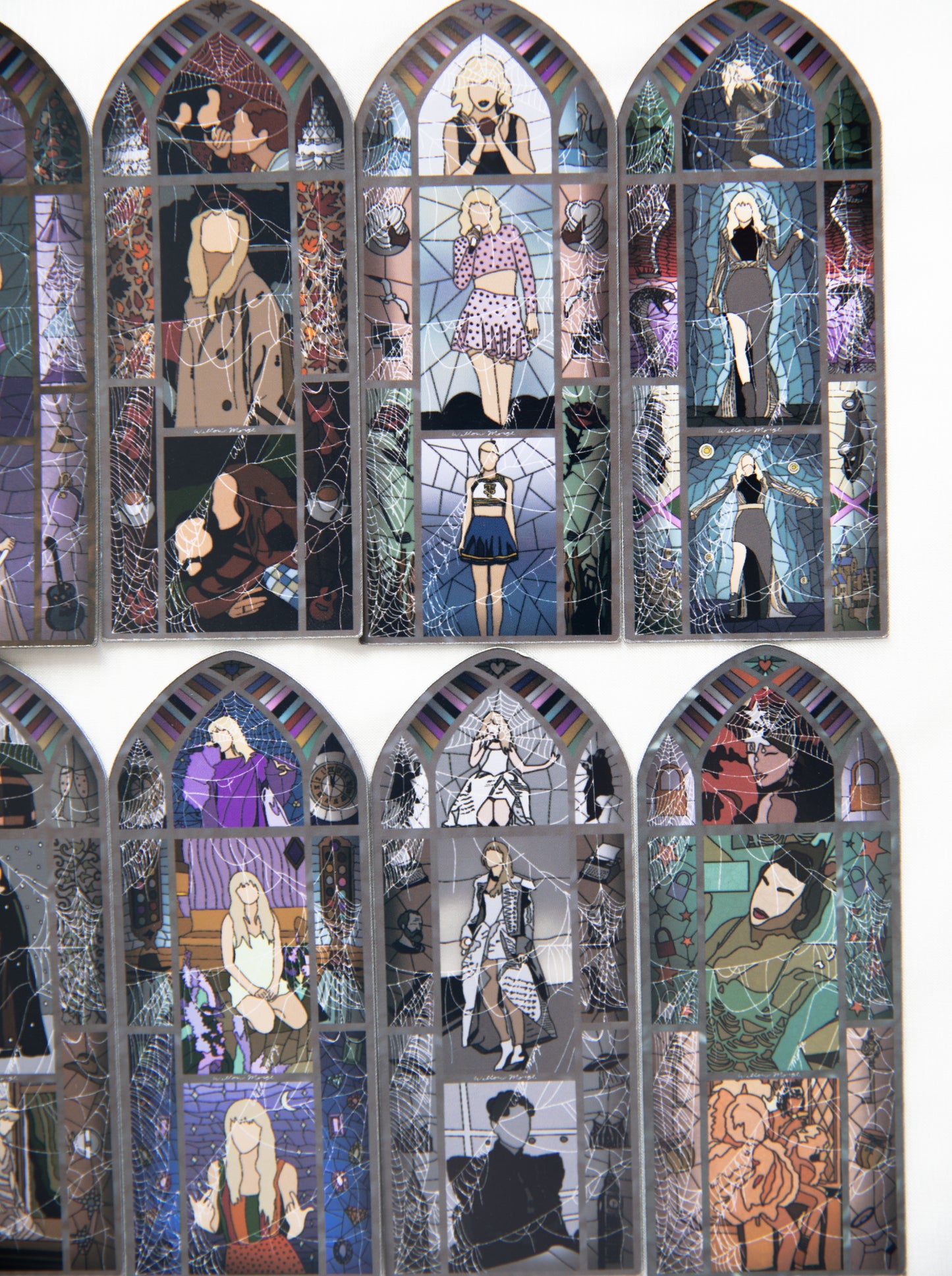 Eras Stained Glass Fridge Magnets-LIMITED EDITION HAUNTED VERSION