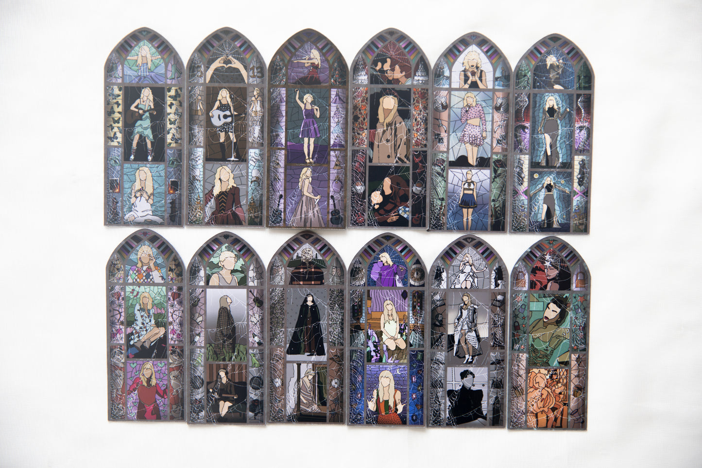 Eras Stained Glass Fridge Magnets-LIMITED EDITION HAUNTED VERSION