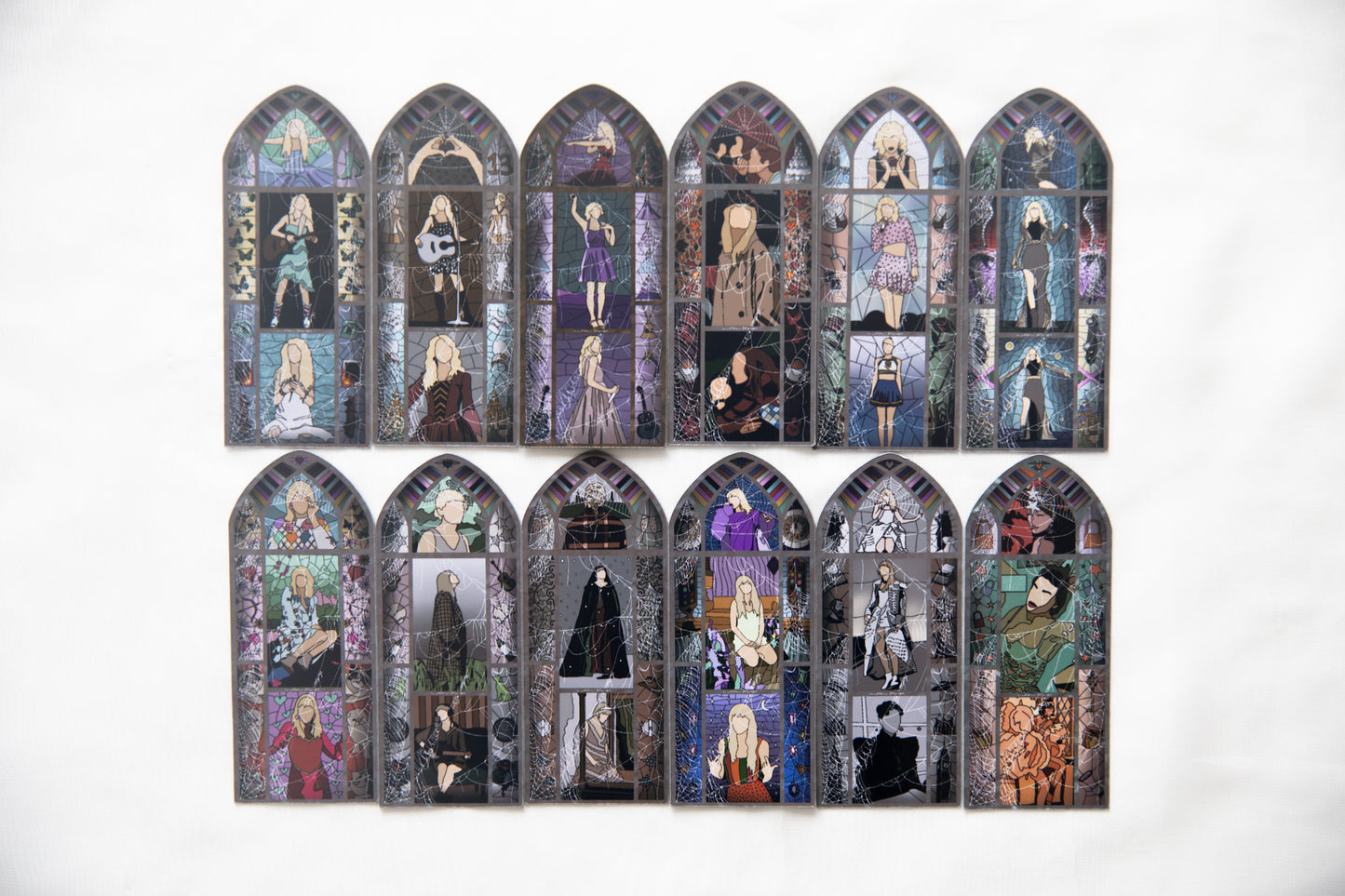 Eras Stained Glass Fridge Magnets-LIMITED EDITION HAUNTED VERSION