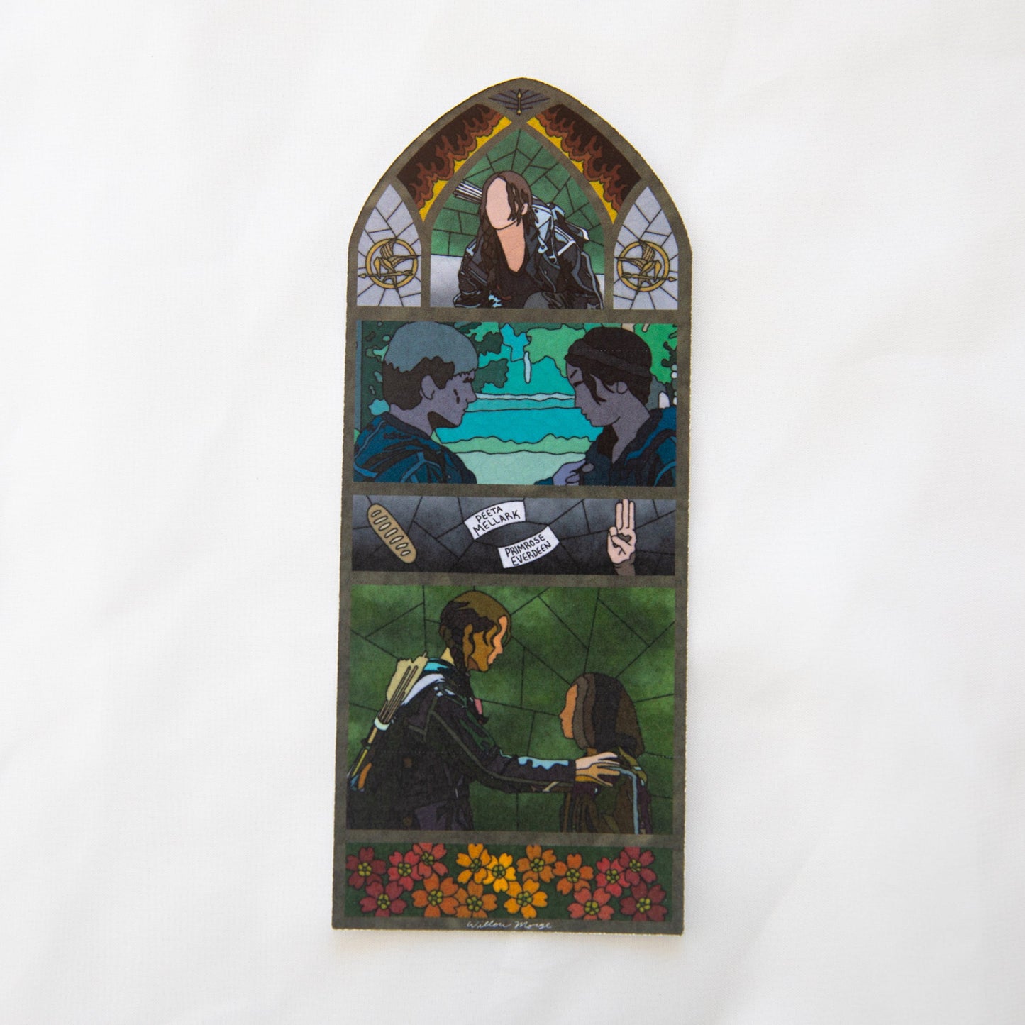 THG Stained Glass Bookmark