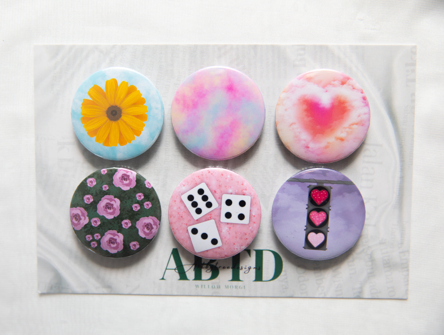 Lover Button Magnet Set