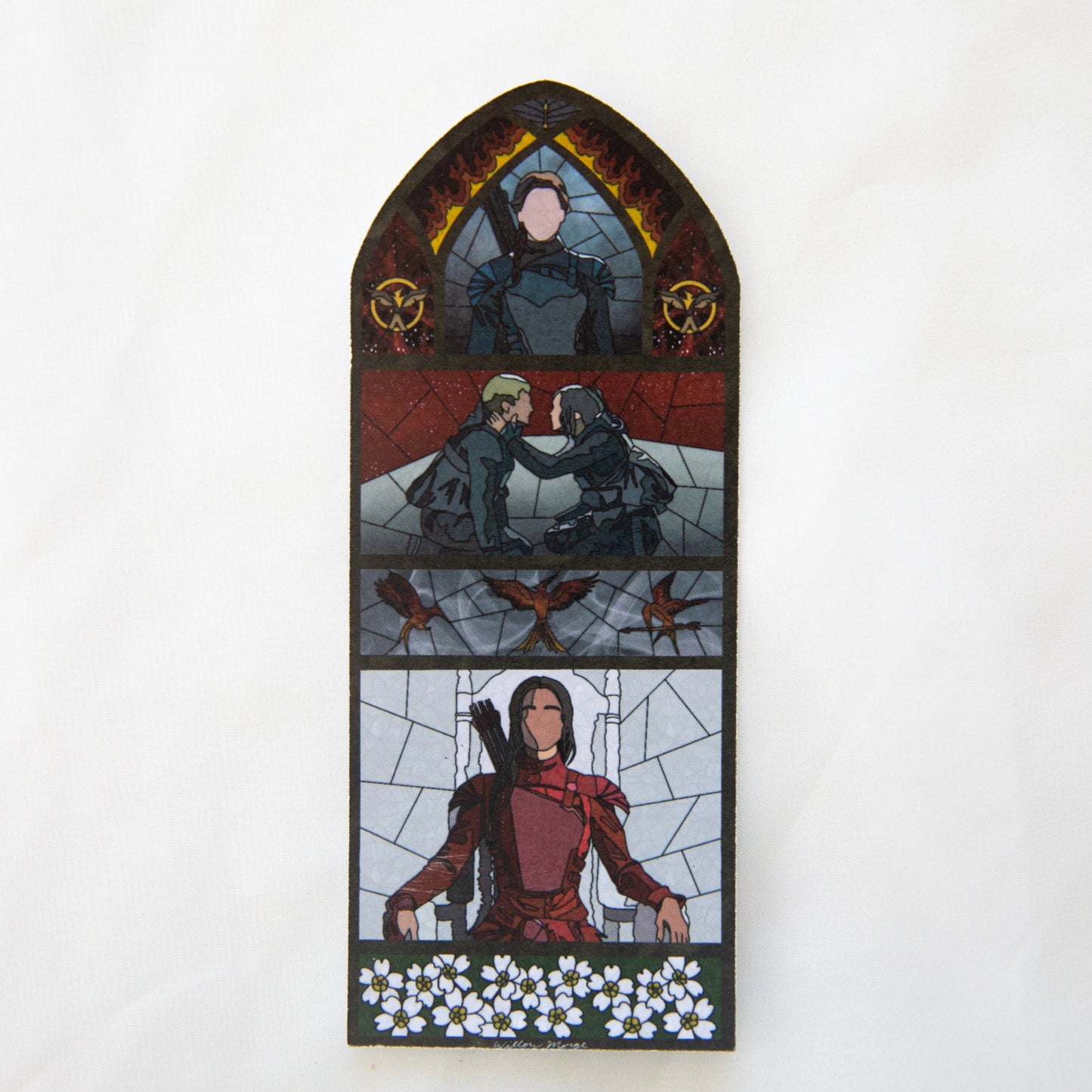Mockingjay Stained Glass Bookmark