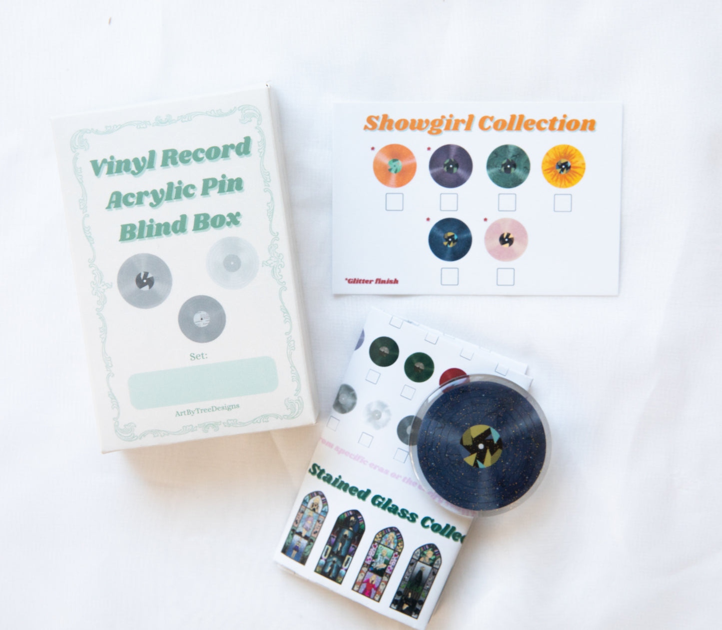 Vinyl Record Acrylic Pin Blind Box