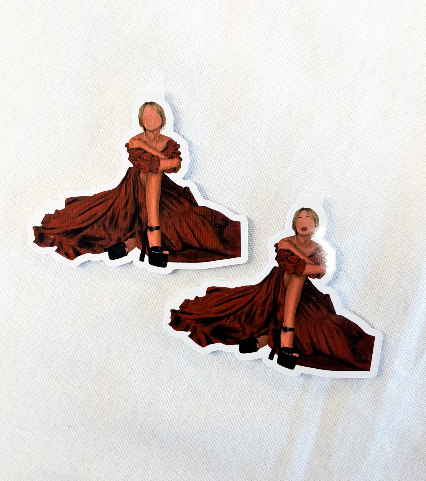 Emails I Can't Send Dress Magnetic Bookmarks