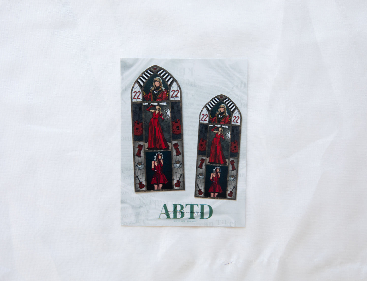 RED Tour Stained Glass Sticker