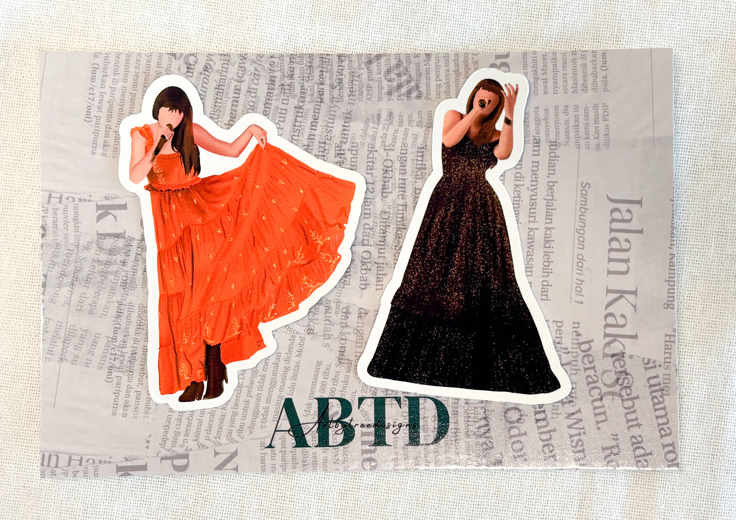 Evermore Outfit Stickers