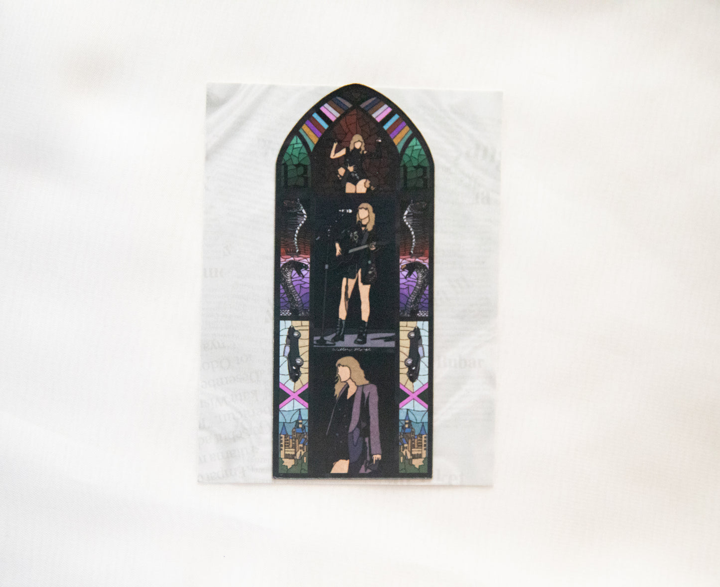 Rep Tour Stained Glass Fridge Magnet