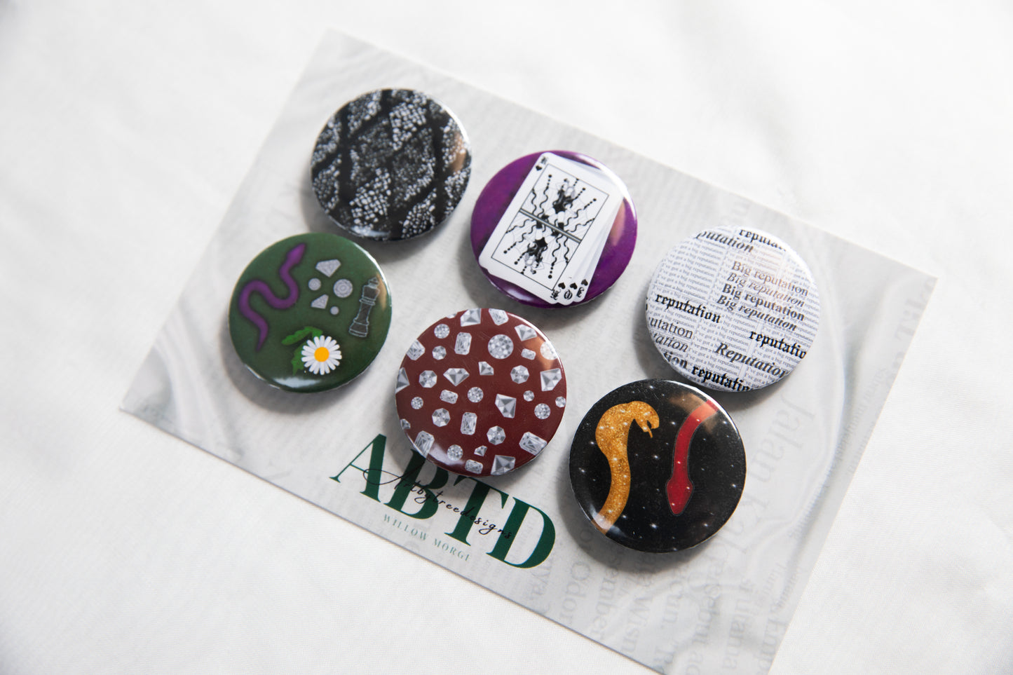 Reputation Button Magnet Set