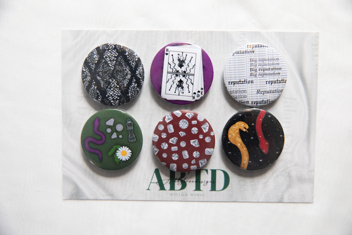 Reputation Button Magnet Set