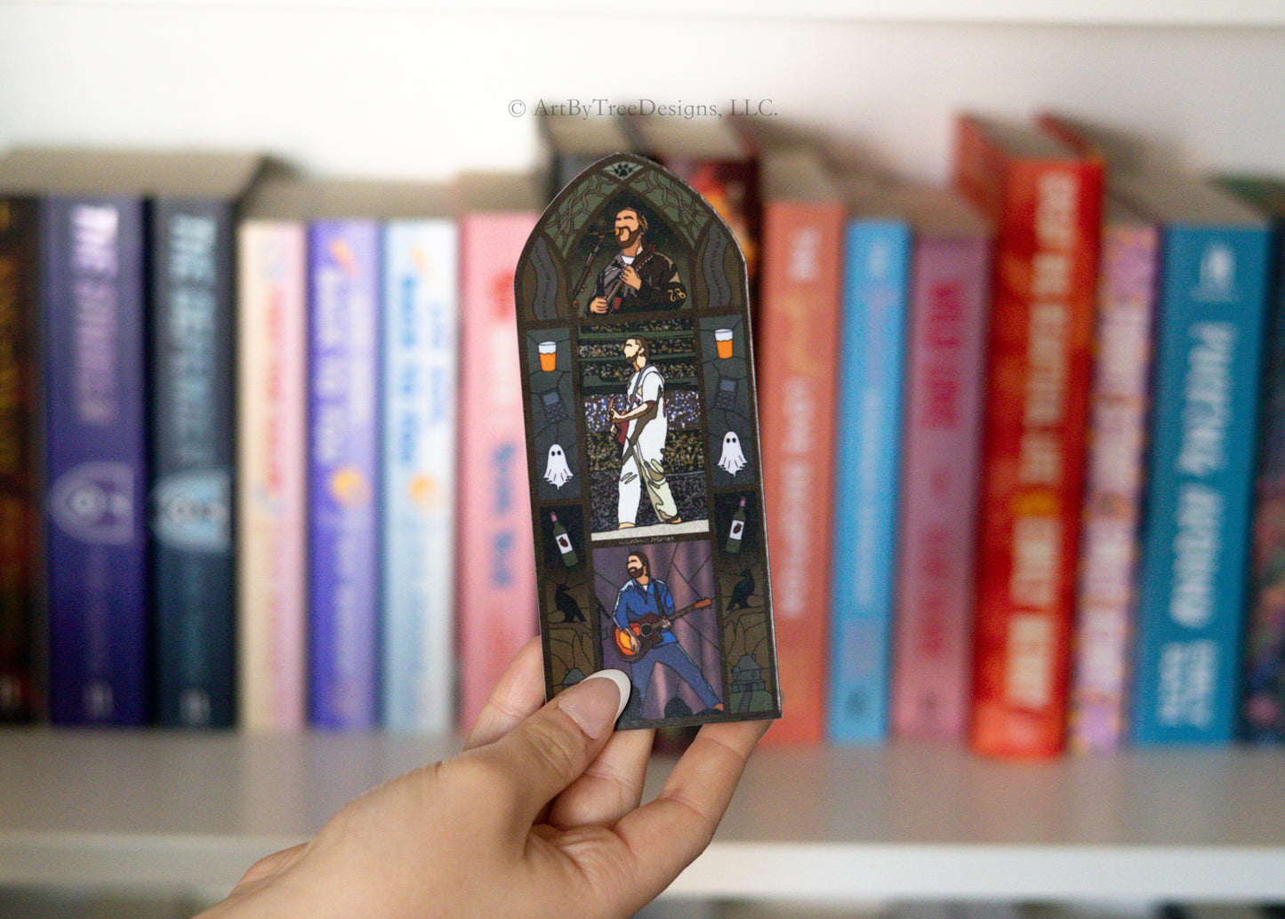 We'll All Be Here Forever Stained Glass Bookmark
