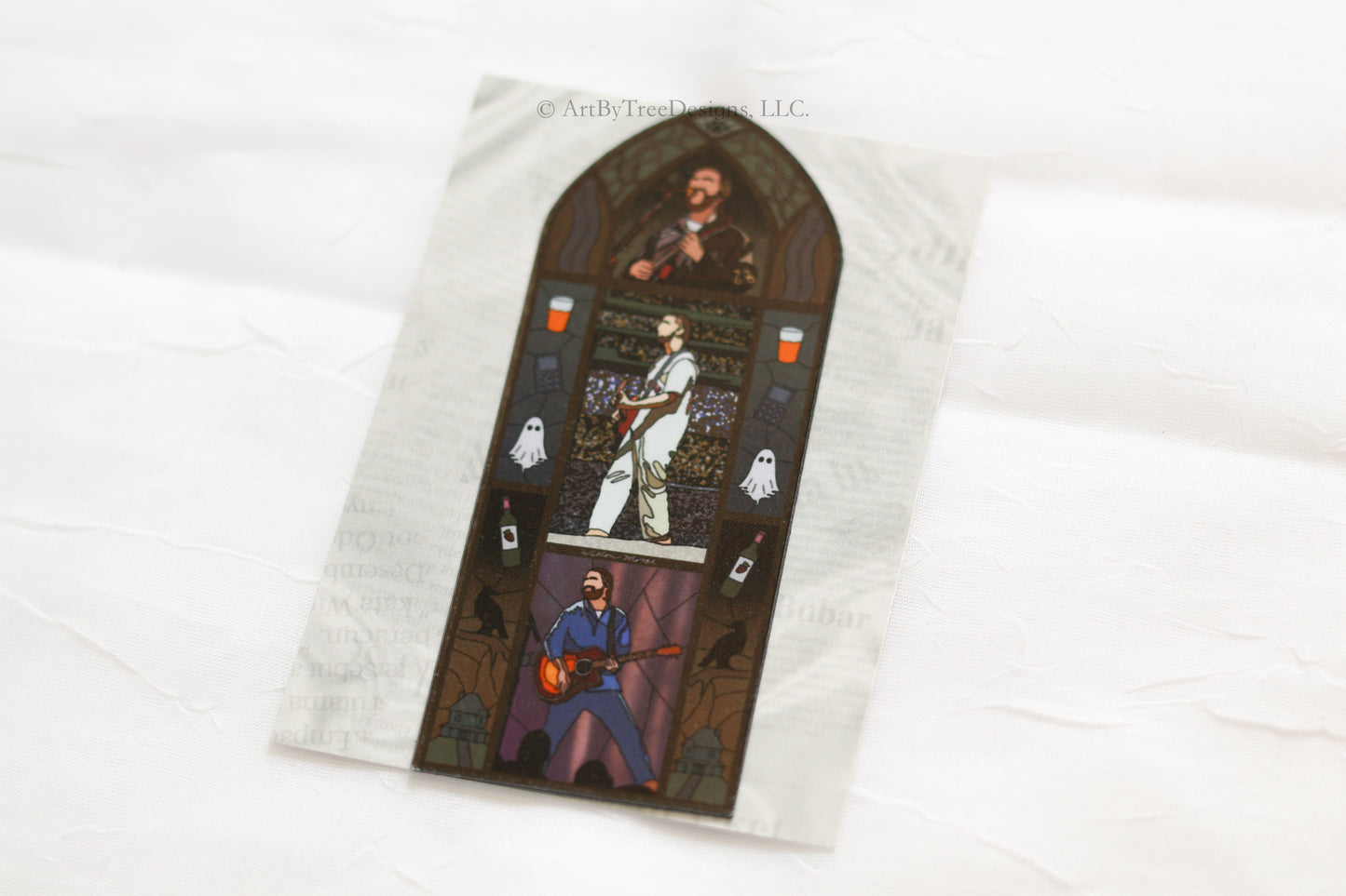 We'll All Be Here Forever Stained Glass Fridge Magnet