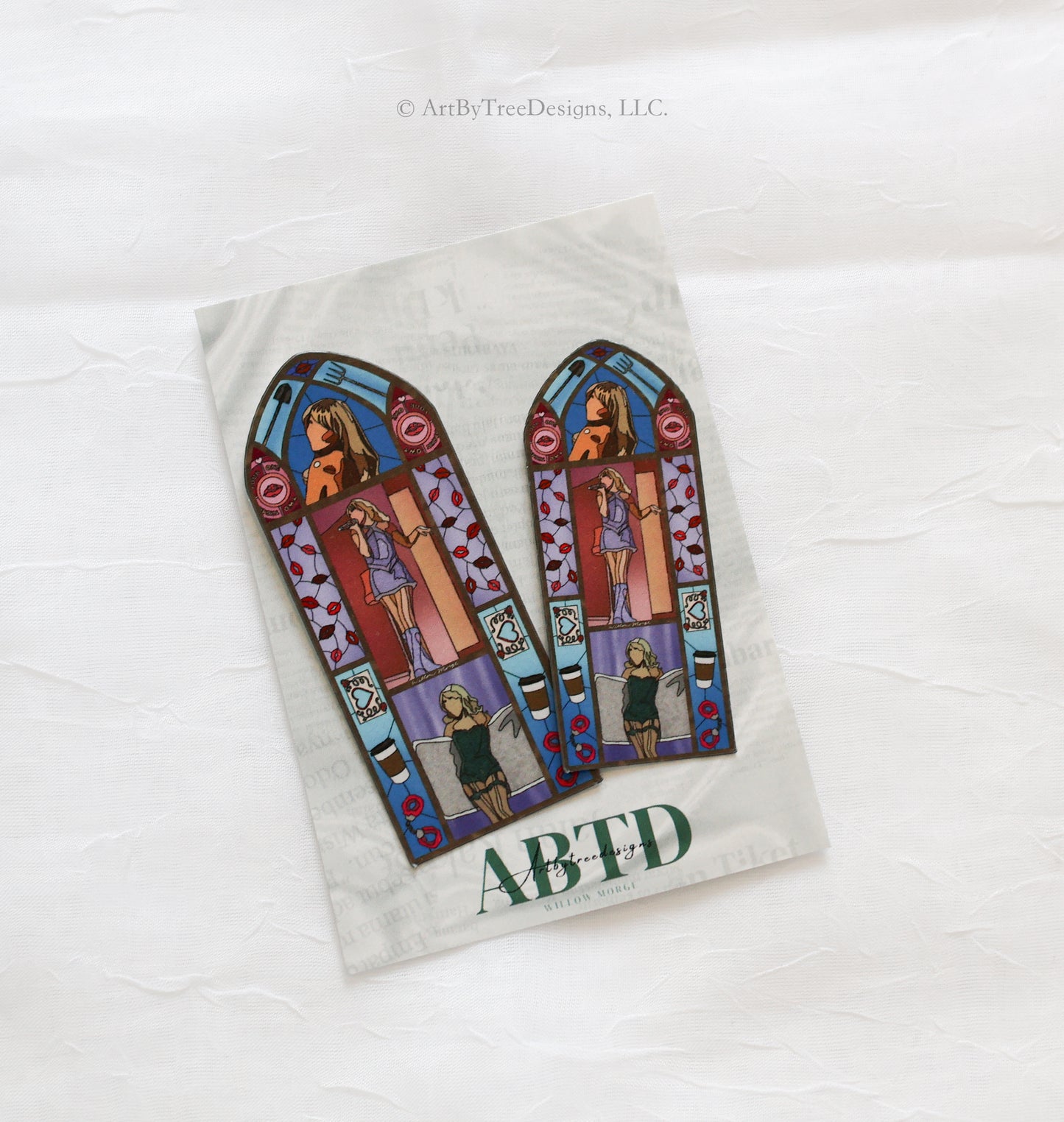 Short & Sweet Stained Glass Sticker