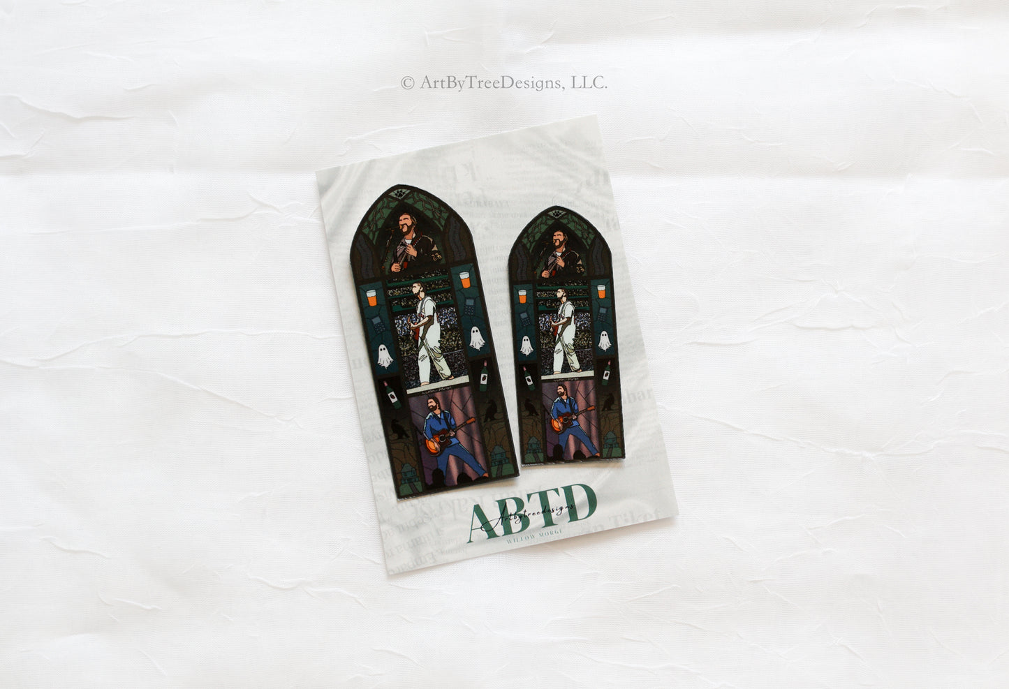 We'll All Be Here Forever Stained Glass Sticker