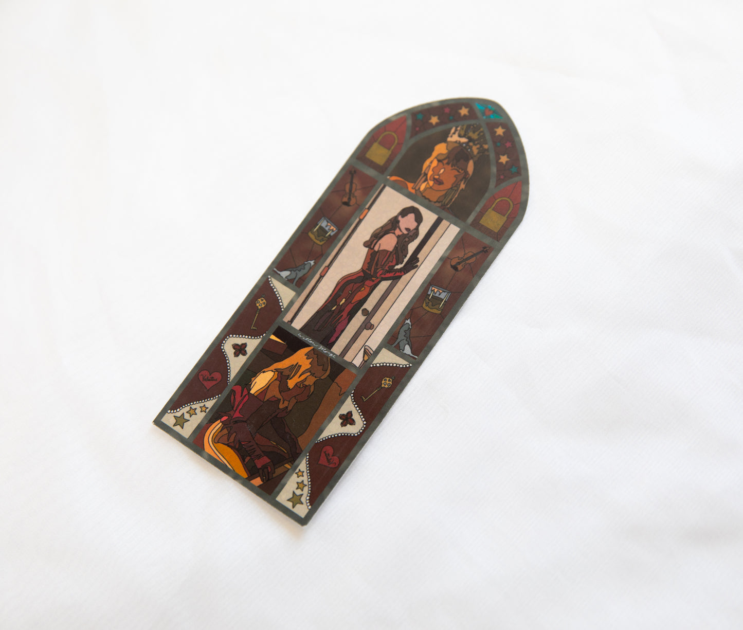 Showgirl CANCELLED! Stained Glass Bookmark