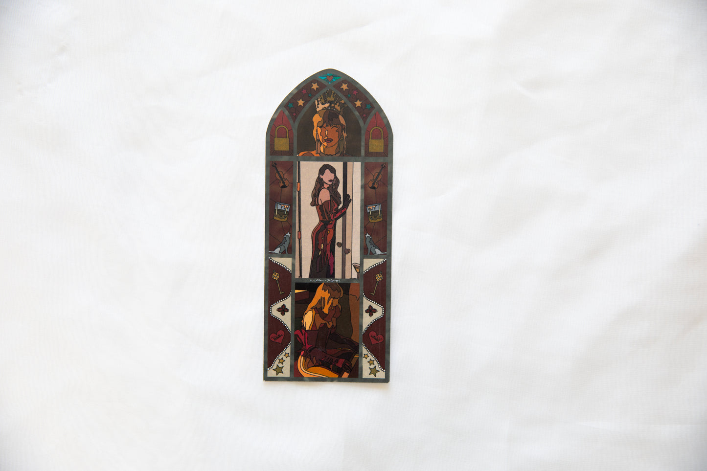 Showgirl CANCELLED! Stained Glass Bookmark