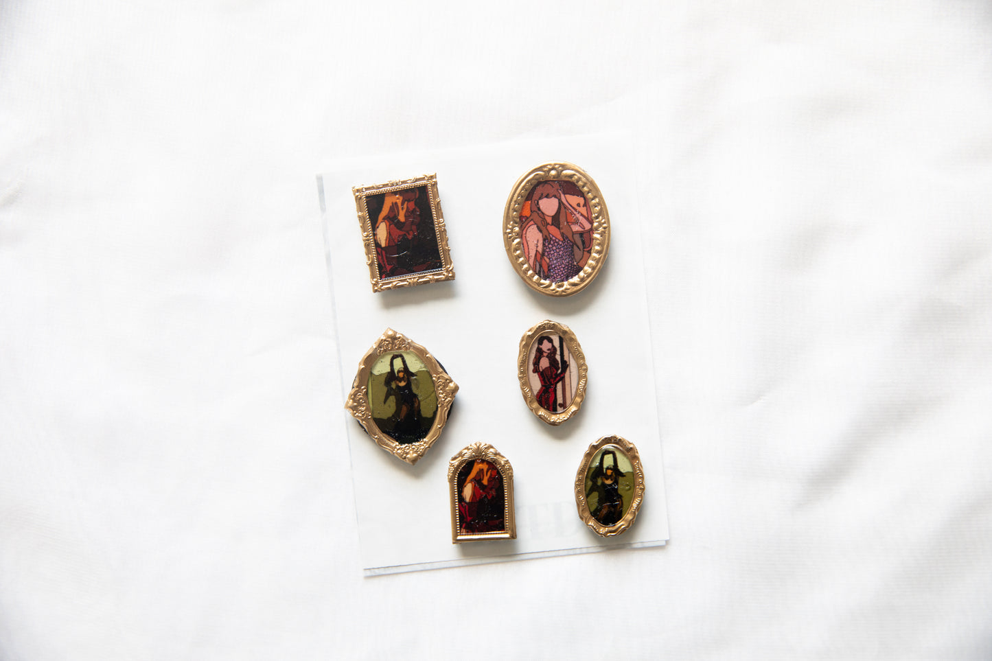 Showgirl Gold Frame Wax Seal Magnets-OPEN PREORDER ENDS OCT 18th