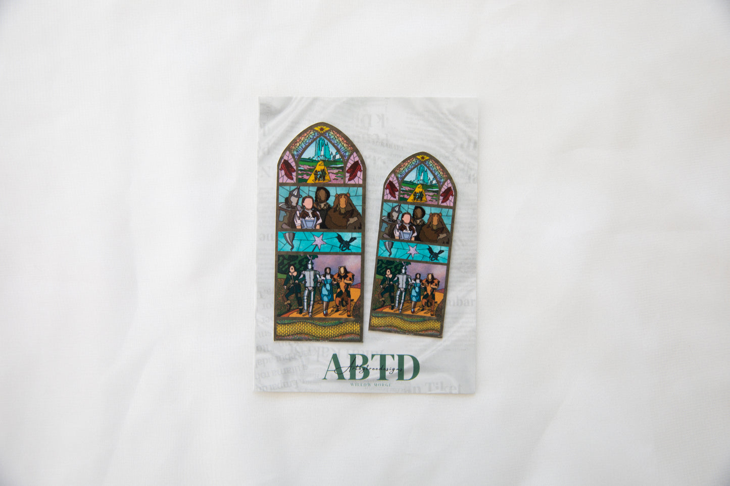 Wizard Of Oz Stained Glass Sticker