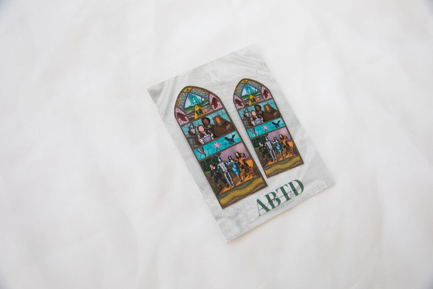 Wizard Of Oz Stained Glass Sticker