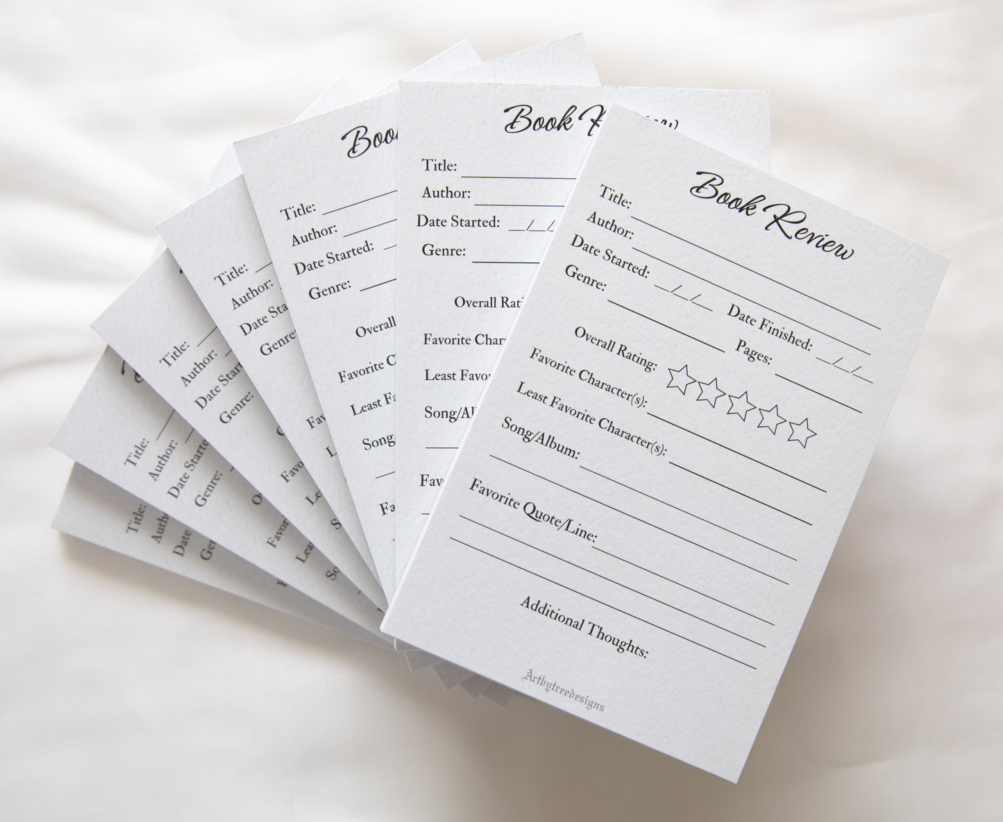 Classic Book Review Pad 4"x6"