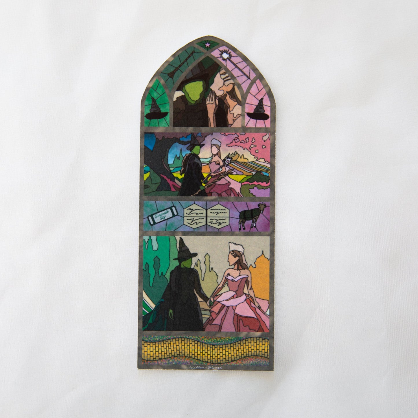 Wicked Stained Glass Bookmark