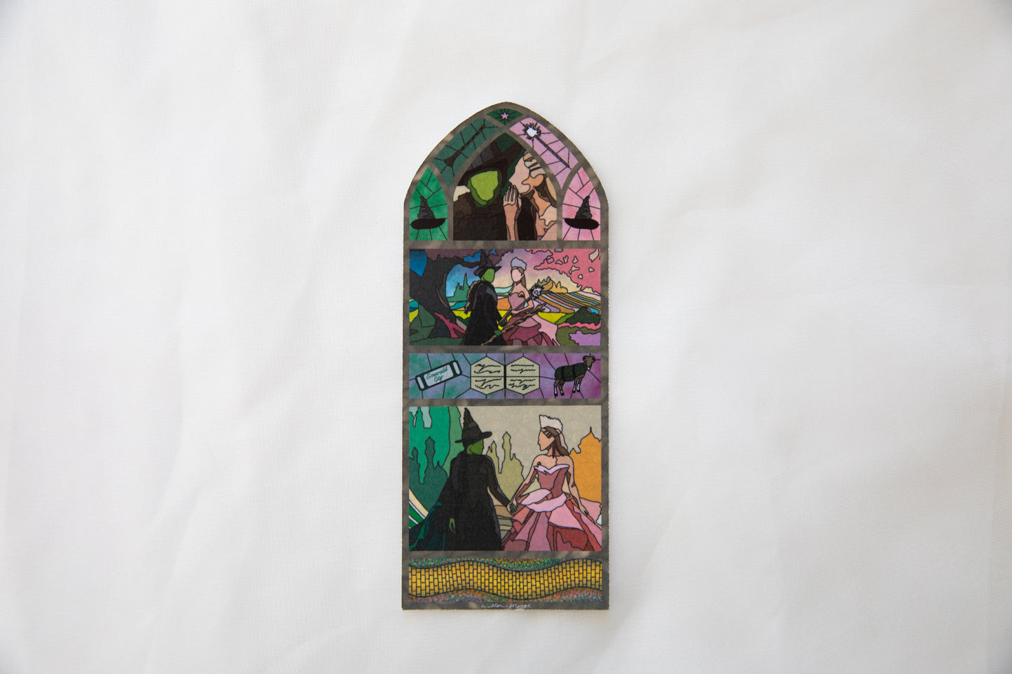 Wicked Stained Glass Bookmark