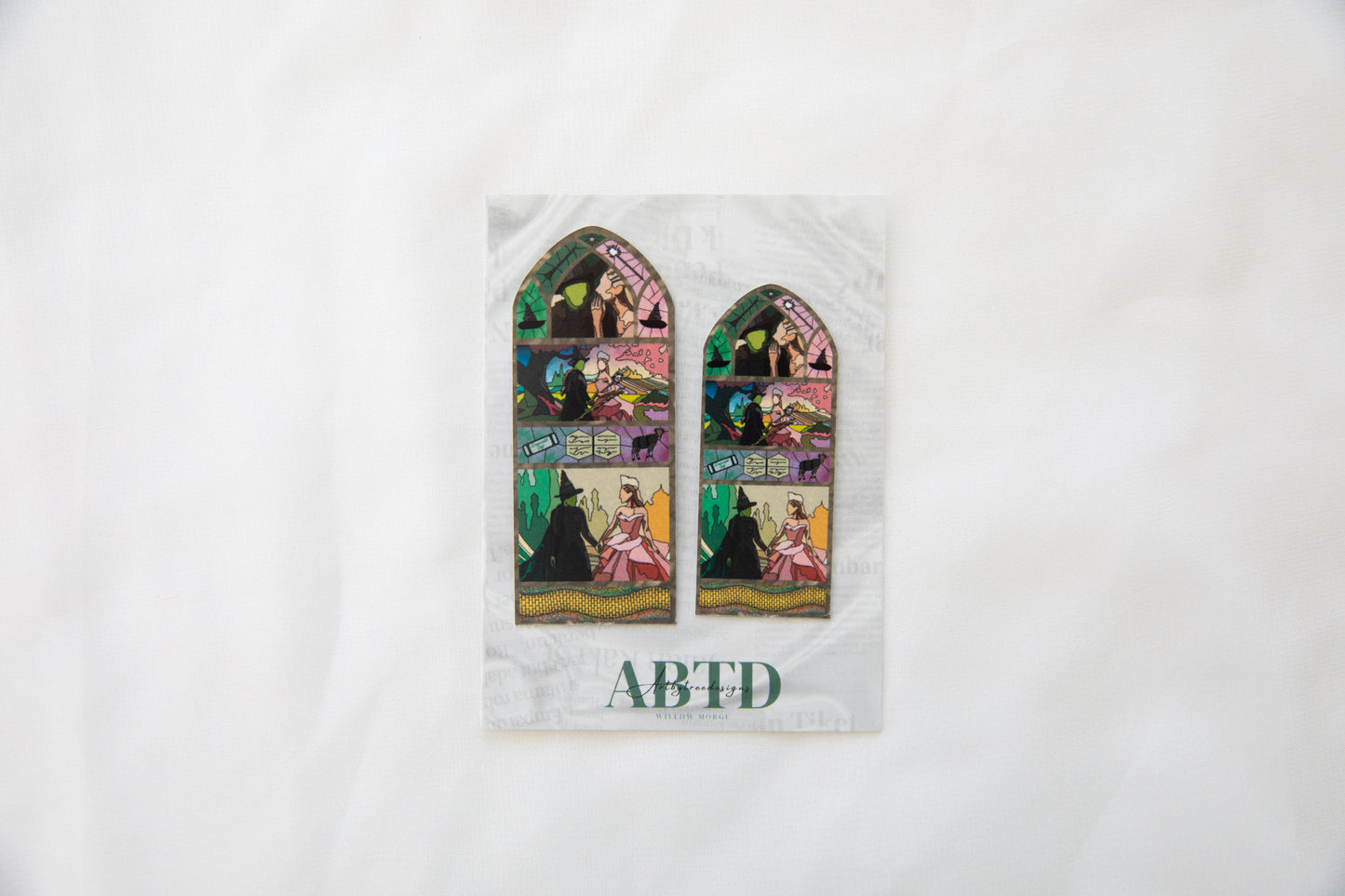 Wicked Stained Glass Sticker