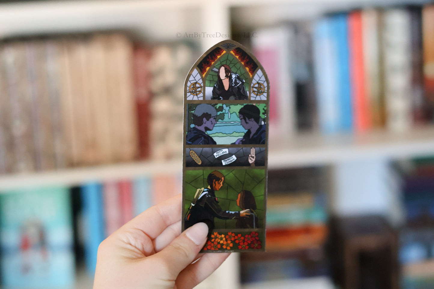 THG Stained Glass Bookmark