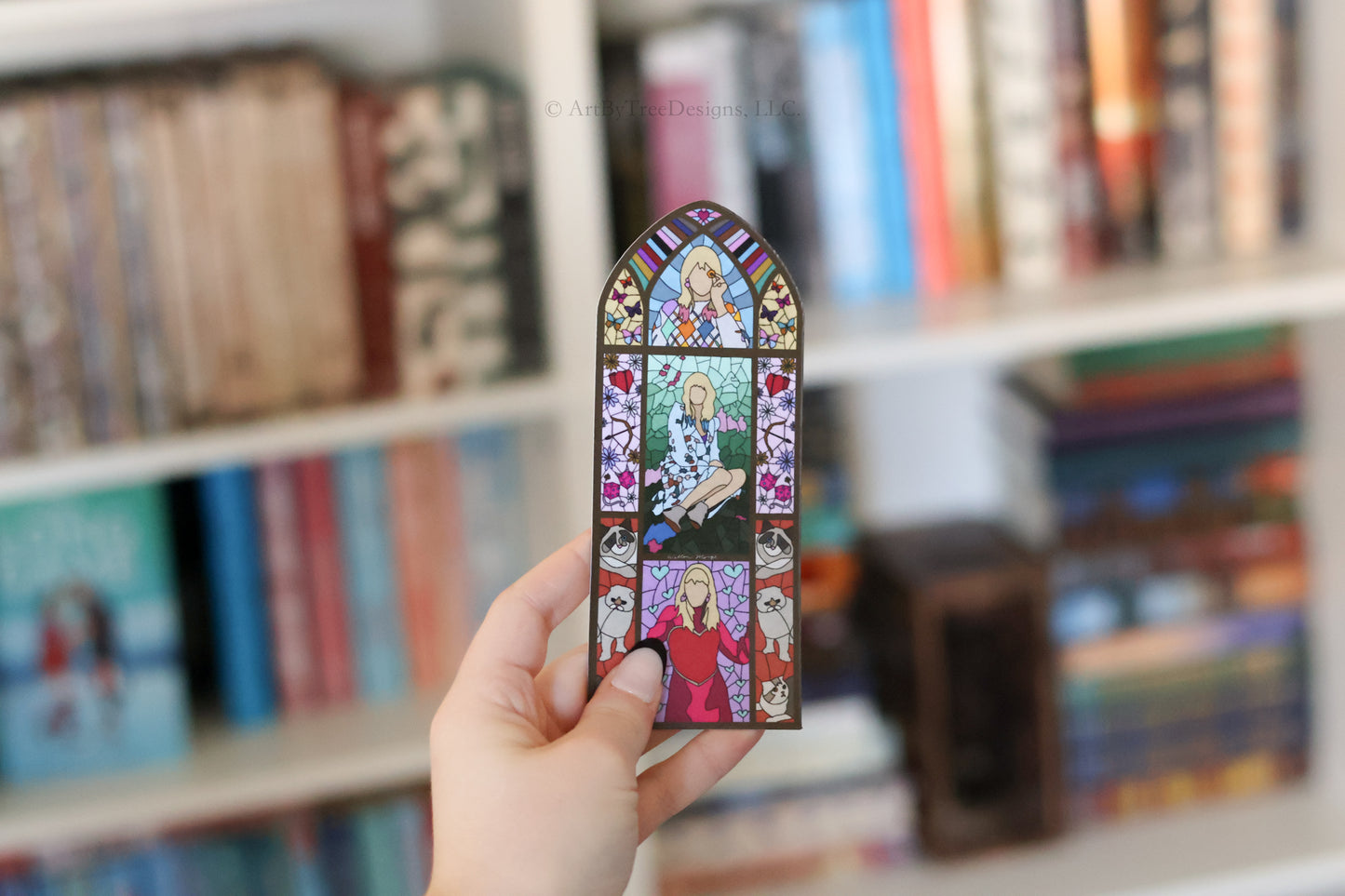 Lover Stained Glass Bookmark