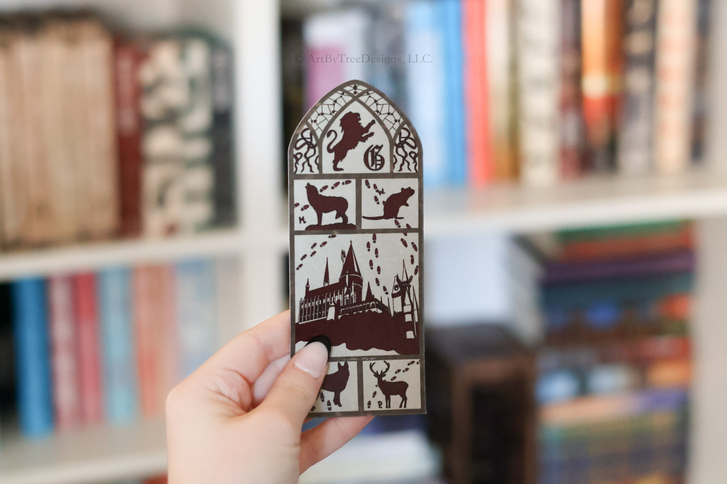 Marauders Stained Glass Bookmark