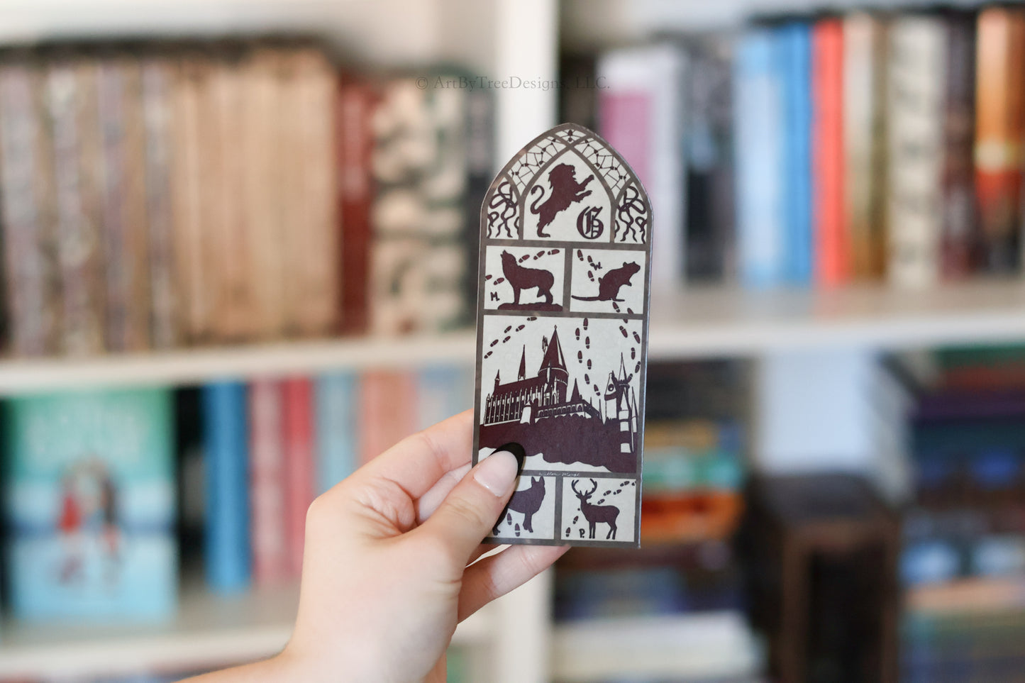 Marauders Stained Glass Bookmark